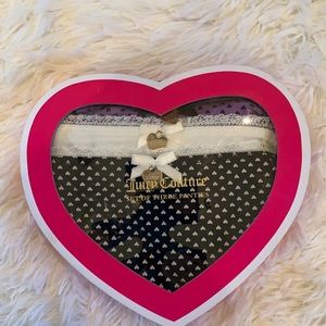 New in Box Juicy Couture Panties Set sz M